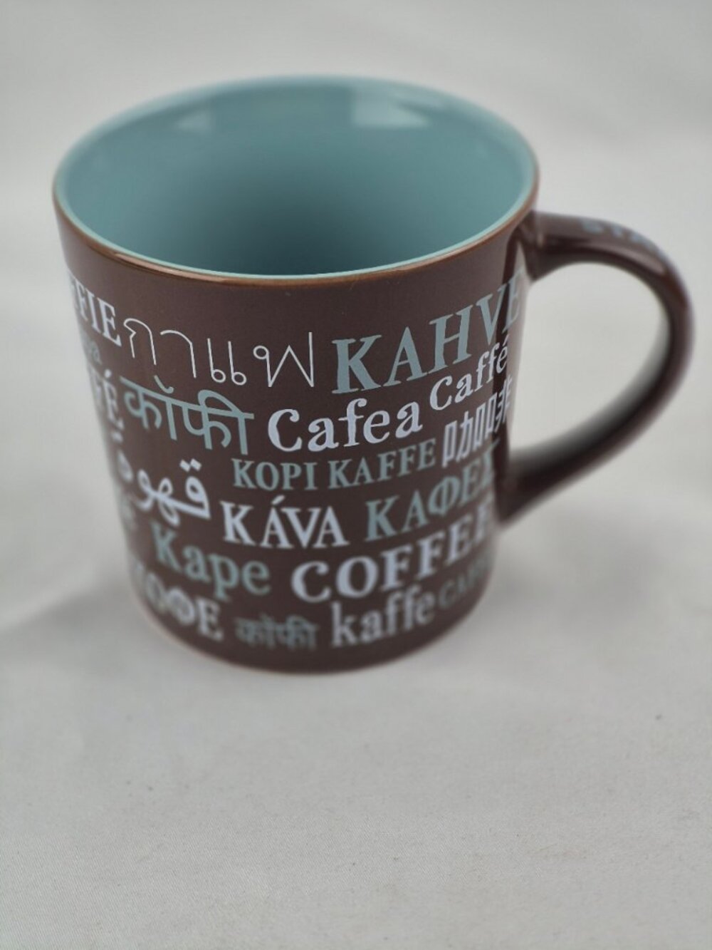Starbucks Internaltional Global Languages Coffee Mug Typography 16 oz  2008